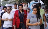 Govinda and Shaan at Surya Sunshine Walkathon Photos
